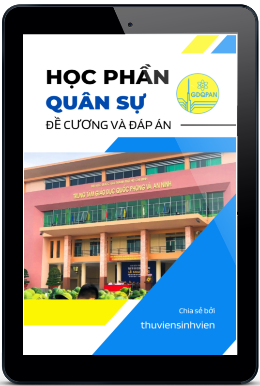 Đề cương và Đề thi Giáo dục quốc phòng