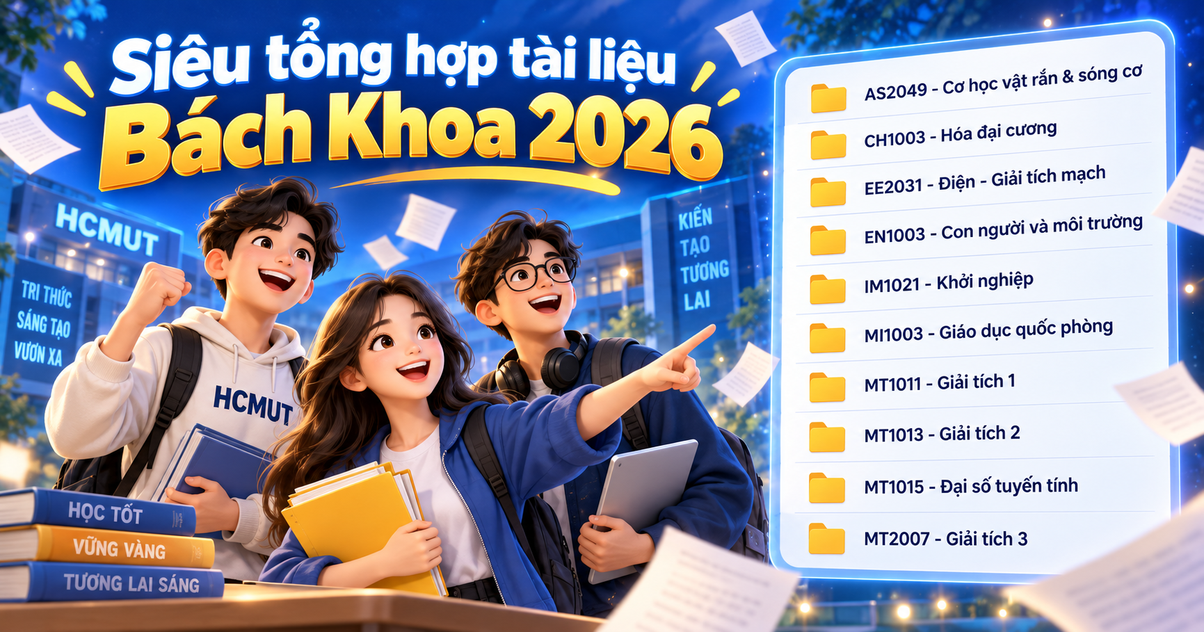 Siêu tổng hợp tài liệu Bách Khoa 2026 | HCMUT